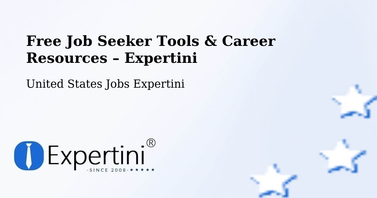 Free Job Seeker Tools & Career Resources – Stony Point - Stony Point, United States Jobs Expertini