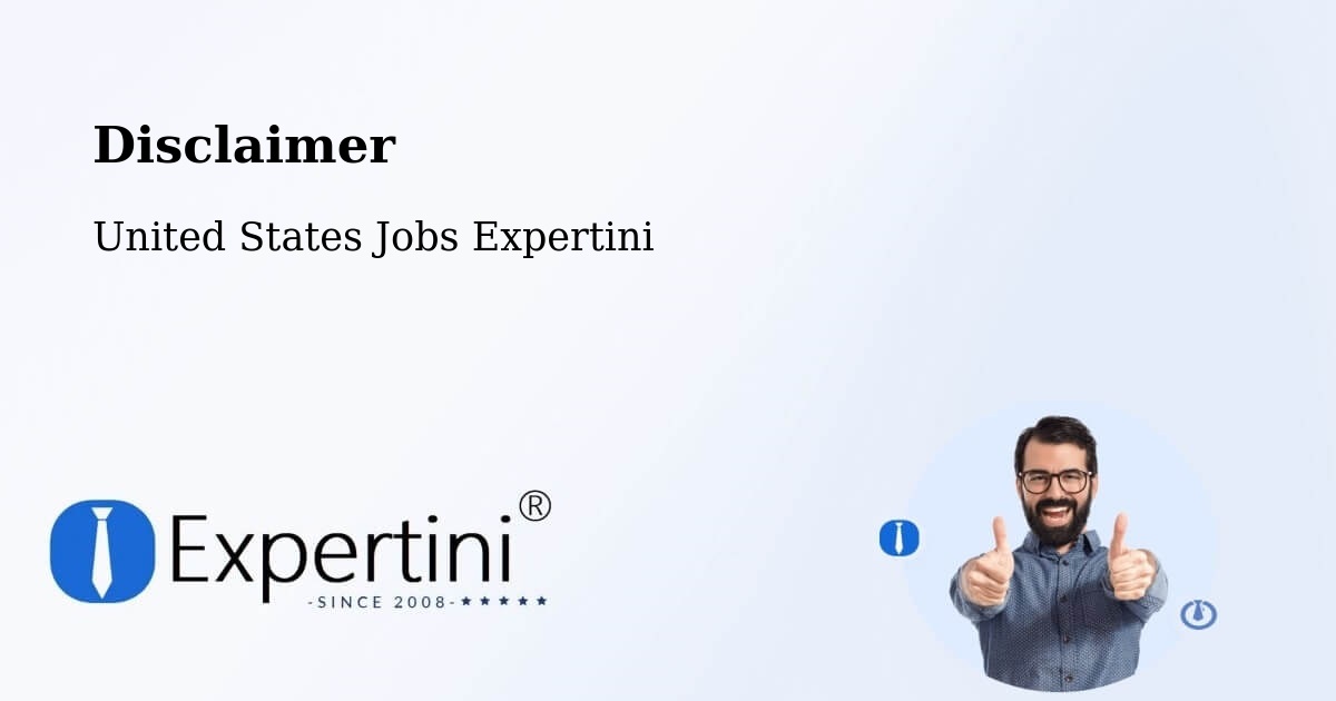 Disclaimer – Stony Point - United States Jobs Expertini